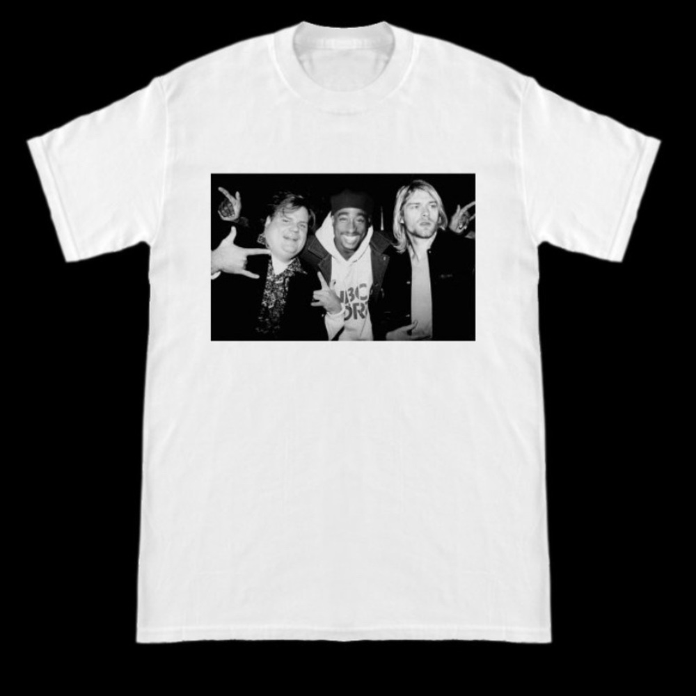 Chris Farley Kurt Cobain Tupac Hanging Out